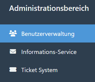 Admin-Bereich